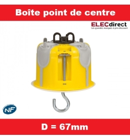 Boite point de centre diamètre 67mm. : 089377