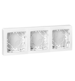 Legrand - Oteo - Cadre saillie 3 postes - Composable - Blanc