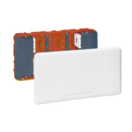 Legrand - Boîtier Batibox multimédia - 2 x 5 modules maxi - 285 x 142 mm - 080195