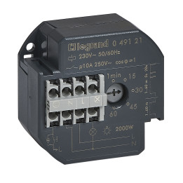 Legrand - Télérupteur unipolaire 10AX 230V~ avec minuterie - 049121