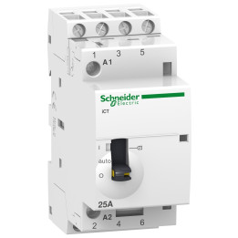 Schneider - Acti9 - Contacteur iCT - 25A - 4NO - 230/240V - 50Hz - Réf : A9C21834