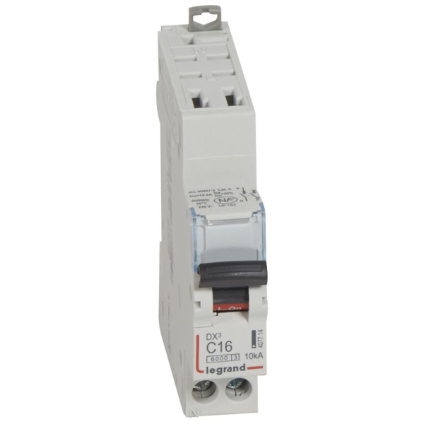 DISJONCTEUR LEGRAND DNX3 PH/N 16A - AUTO/VIS - 10kA - 407714