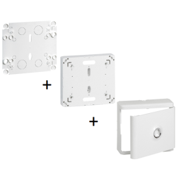 Legrand - Platine Disj. branchement EDF + Habillage 13Modules avec Porte + Plaque de Fond Isolant - Réf. :  401191+401185+401193