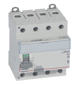 Legrand - Inter diff DX3 - ID 4P 80A - 30mA - A - Réf : 411677
