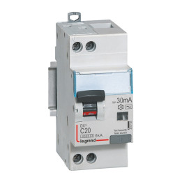 LEGRAND - Disjoncteur différentiel DX3 P+N - 20A - 30mA - AC - Réf : 410706