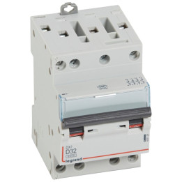 Legrand - Disjoncteur 4P DX3 32A - 10kA - courbe D - Réf : 408129