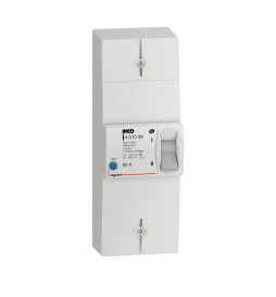 Legrand - Disjoncteur de branchement Enedis - 60A - Sélectif - non réglable - 500mA - bipolaire - Réf : 401006