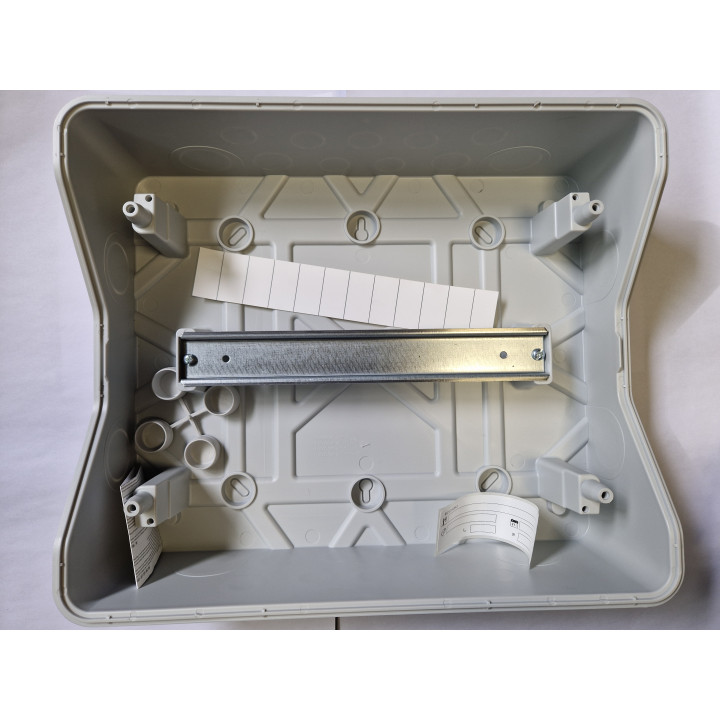 Legrand - Plexo³ - Coffret étanche - 1 Rangée 12 Modules - Sans bornier - IP65/IK09 - Réf : 601831
