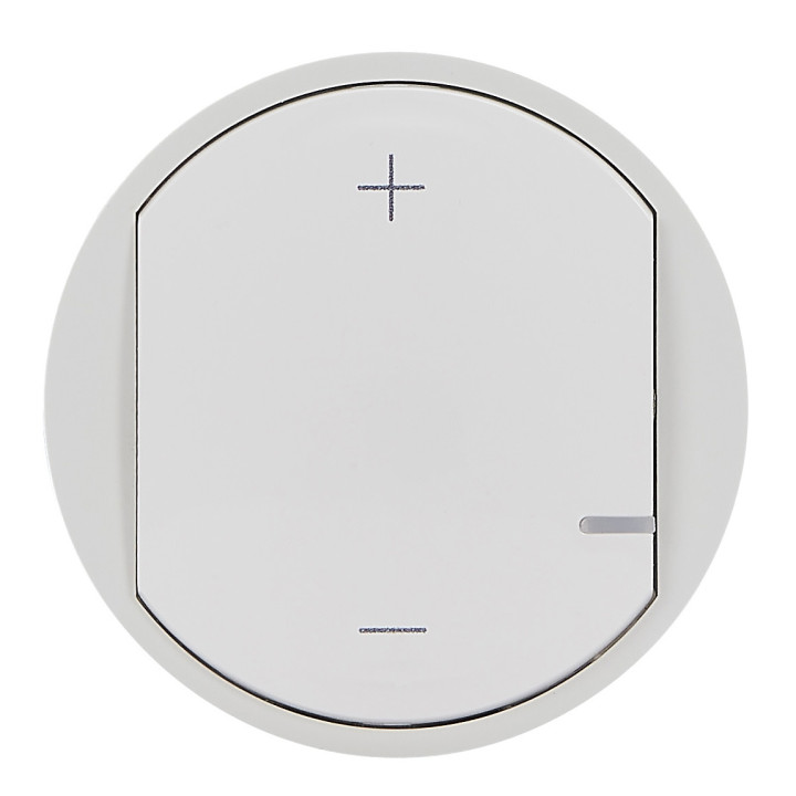 Legrand Céliane - Enjoliveur variateur universel - 2 fils sans neutre - blanc - 065083A