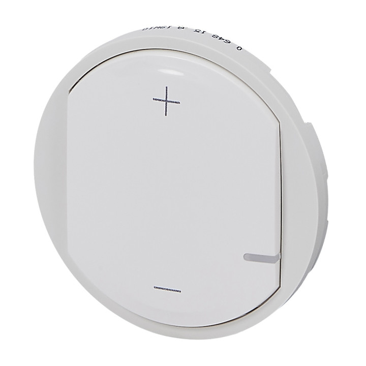 Legrand Céliane - Enjoliveur variateur universel - 2 fils sans neutre - blanc - 065083A