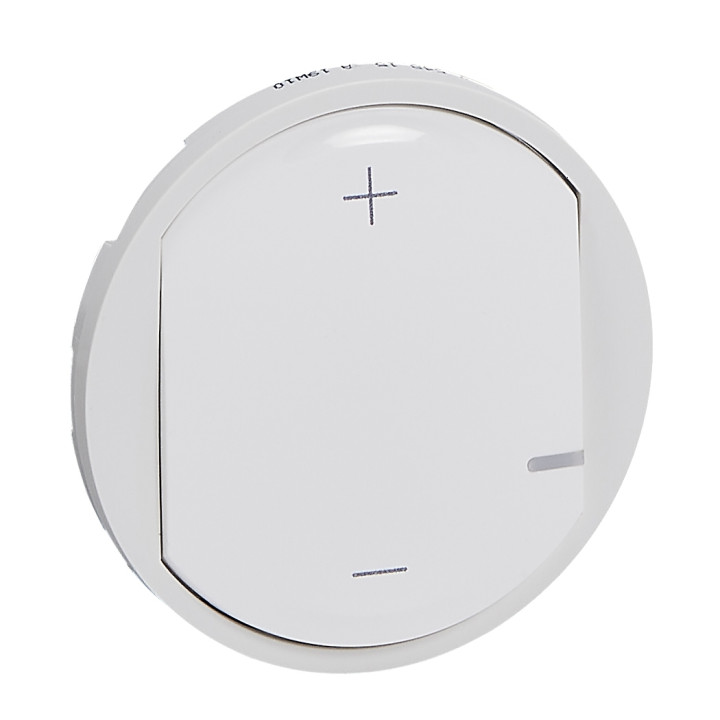 Legrand Céliane - Enjoliveur variateur universel - 2 fils sans neutre - blanc - 065083A