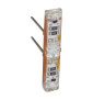 Legrand - Mosaic L- Voyant témoin 230V Easy-Led brochable à LEDs blanches pour mécanismes Mosaic - socle orange - Réf : 067685L
