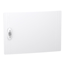 Schneider - PrismaSeT XS - Porte pleine RAL9003 pour coffret 1 rangée - 18 modules - Réf : LVSXDP118