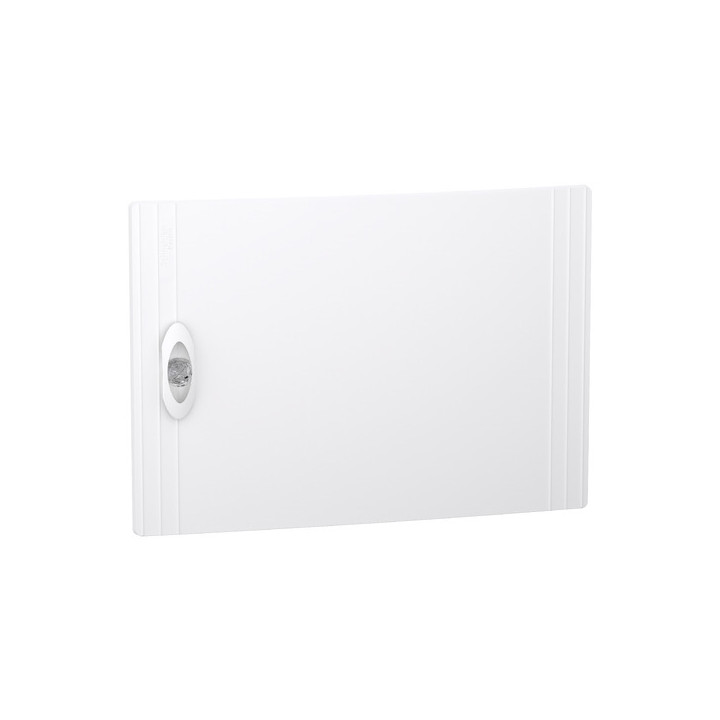 Schneider - PrismaSeT XS - Porte pleine RAL9003 pour coffret 1 rangée - 18 modules - Réf : LVSXDP118