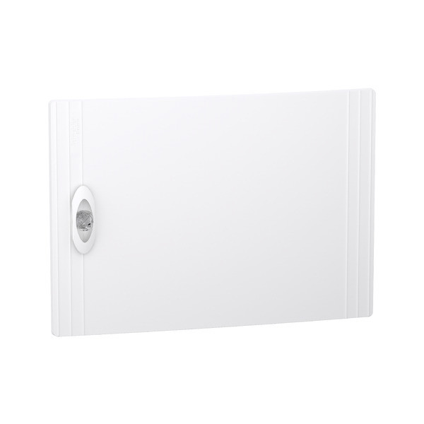 Schneider - PrismaSeT XS - Porte pleine RAL9003 pour coffret 1 rangée - 18 modules - Réf : LVSXDP118