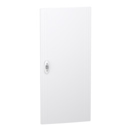Schneider - PrismaSeT XS - Porte pleine RAL 9003 pour coffret 4 rangées - 13 modules - Réf : LVSXDP413