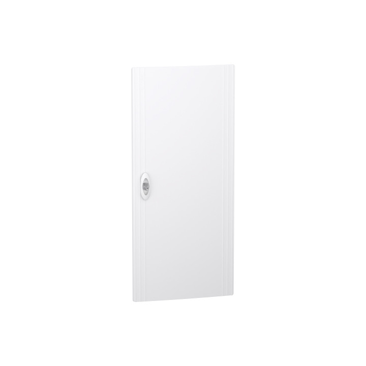 Schneider - PrismaSeT XS - Porte pleine RAL 9003 pour coffret 4 rangées - 13 modules - Réf : LVSXDP413