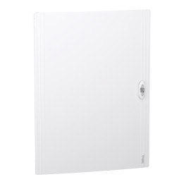 PrismaSeT XS - Porte pleine RAL9003 pour coffret 4 rangée 24 modules - Réf: LVSXDP424