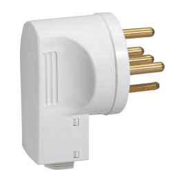 Legrand - Fiche 32A - Plast - 3P+N+T - Ivoire - Sortie latérale - Réf : 055807