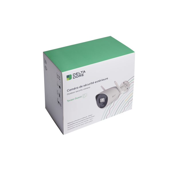 Delta Dore - Caméra de sécurité extérieure connectée - Réf : Tycam Guard