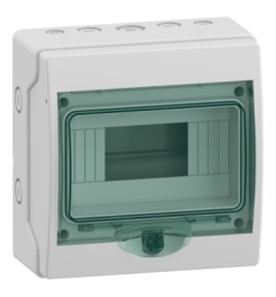Schneider - Mureva Mini coffret étanche - 8 modules - IP65/IK09 - Réf : 13959M