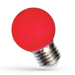 Spectrum - Ampoule LED E27  1W - Angle 270° - Rouge - 20lm - Réf : WOJ+11795