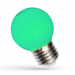 Spectrum - Ampoule LED E27  1W - Angle 270° - Vert - 20lm - Réf : WOJ+11796