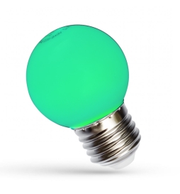 Spectrum - Ampoule LED E27  1W - Angle 270° - Vert - 20lm - Réf : WOJ+11796