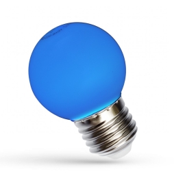 Spectrum - Ampoule LED E27  1W - Angle 270° - Bleu - 20lm - Réf : WOJ+11797