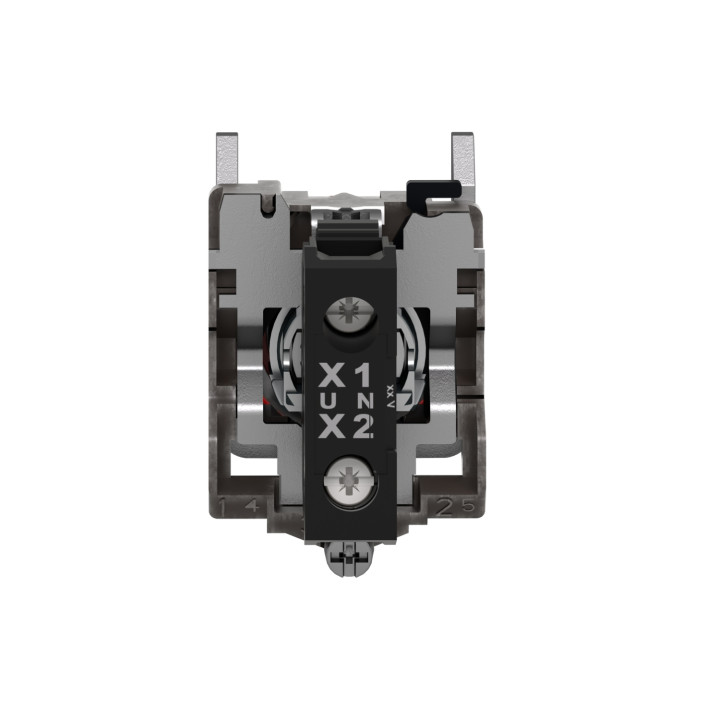 Schneider - Harmony XB4 - Voyant rond Ø22 - IP66 - rouge - LED intégrée - 24V - Réf : XB4BVB4