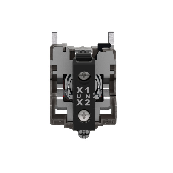 Schneider - Harmony XB4 - Voyant rond Ø22 - IP66 - rouge - LED intégrée - 24V - Réf : XB4BVB4