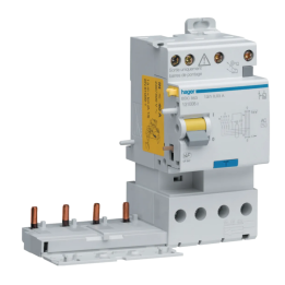 HAGER  - Bloc différentiel double sortie 4P 63A 30mA type AC - BDC863
