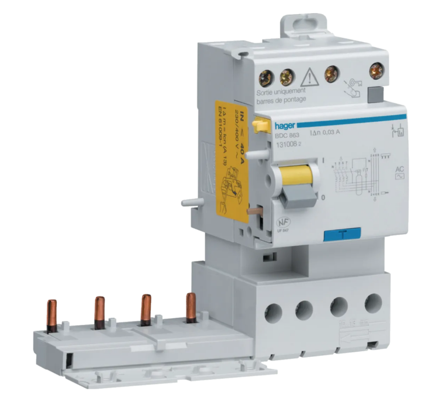 Disjoncteur Différentiel Schneider Acti9 IDT40 - 3P 40A 300mA Type A SI