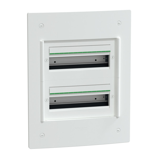 Schneider - PrismaSeT XS - Coffret encastré - 2 rangées - 13 modules - sans porte - Réf: LVSXS213