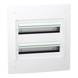 Schneider - PrismaSeT XS - Coffret encastré - 2 rangées - 18 modules - sans porte - Réf: LVSXS218