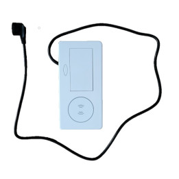 GTV Lighting - Bloc prise à encastrer + chargeur induction - 1 prise - 2 USB - Blanc - Réf.: AE-PB1FAVAP-10