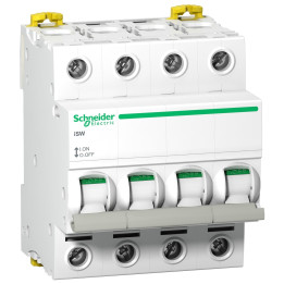 Schneider - Acti9, iSW interrupteur-sectionneur 4P 100A 415VAC - A9S65491