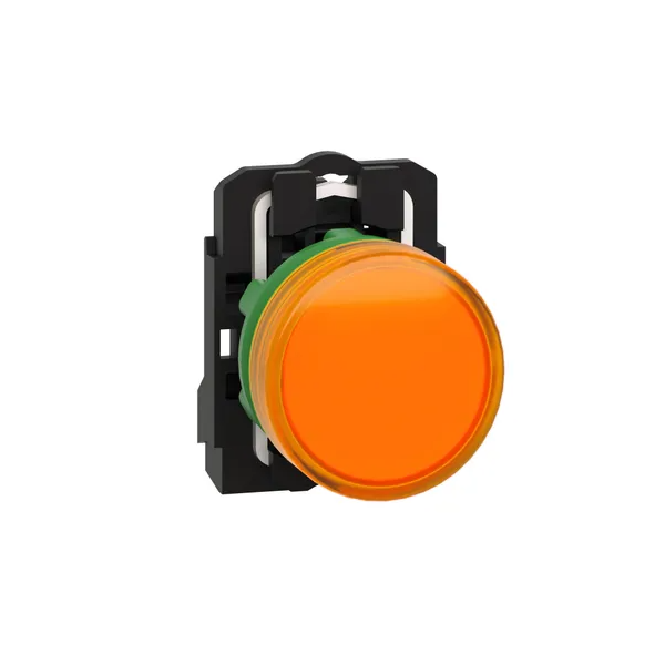 Schneider - Harmony XB5 - Voyant Orange rond Ø22 - IP66 - LED intégrée - 240 V  - Réf : XB5AVM5