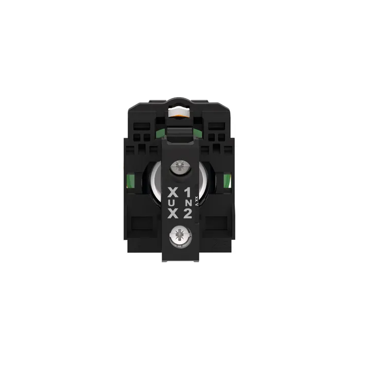 Schneider - Harmony XB5 - Voyant Orange rond Ø22 - IP66 - LED intégrée - 240 V  - Réf : XB5AVM5