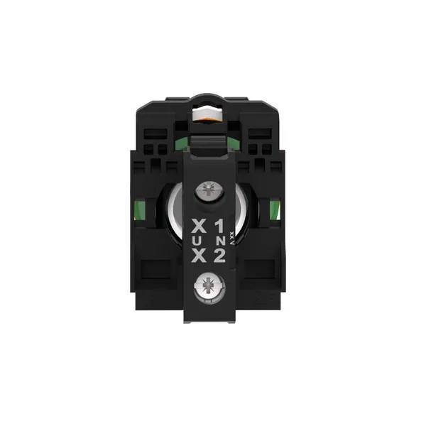 Schneider - Harmony XB5 - Voyant Orange rond Ø22 - IP66 - LED intégrée - 240 V  - Réf : XB5AVM5
