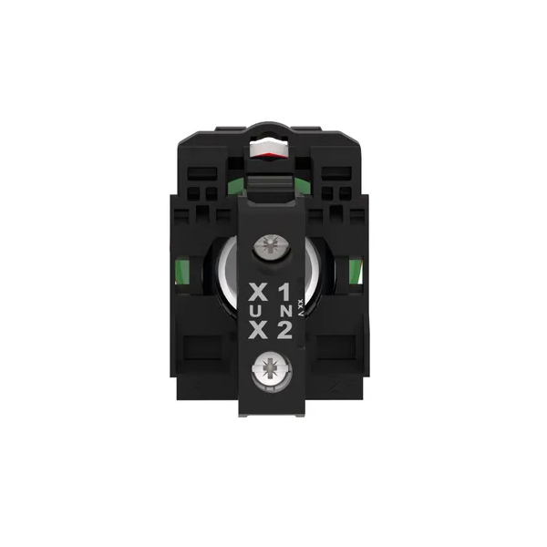 Schneider - Harmony XB5 - Voyant Rouge rond Ø22 - IP66 - LED intégrée - 240V - Réf : XB5AVM4