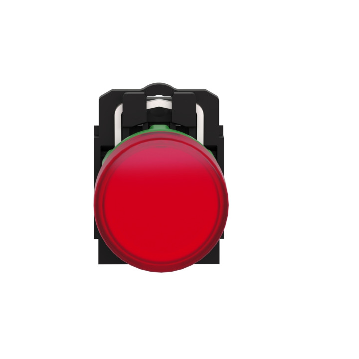Schneider - Harmony XB5 - Voyant Rouge rond Ø22 - IP66 - LED intégrée - 24V - Réf : XB5AVB4