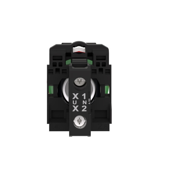 Schneider - Harmony XB5 - Voyant Rouge rond Ø22 - IP66 - LED intégrée - 24V - Réf : XB5AVB4