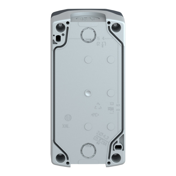 Schneider - Harmony boite - 3 trous - couvercle gris foncé - fond gris clair - Réf : XALD03