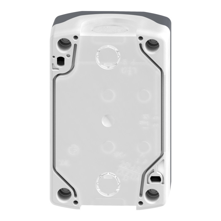 Schneider - Harmony boite - 2 boutons poussoirs Ø22 - blanc /noir - Réf : XALD222