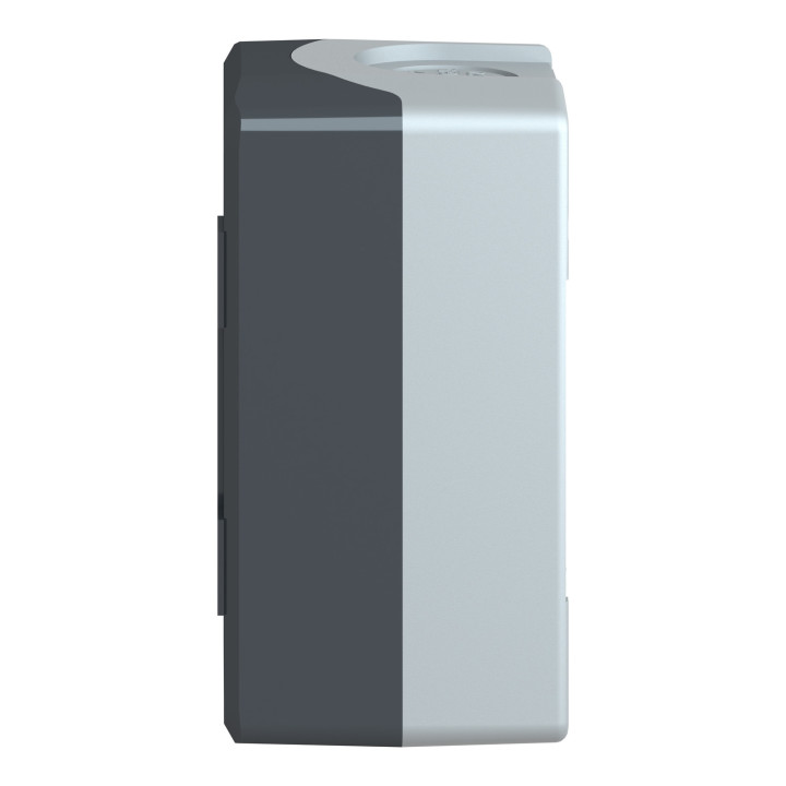 Schneider - Harmony boite - 2 trous - couvercle gris foncé - fond gris clair - Réf : XALD02