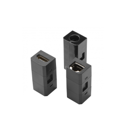 GTV Lighting - Bloc prise encastrable - chargeur induction 5W - 1 prise, 2 USB, RJ45 et HDMI - Noir - Réf.: AE-BPW1FACP-20
