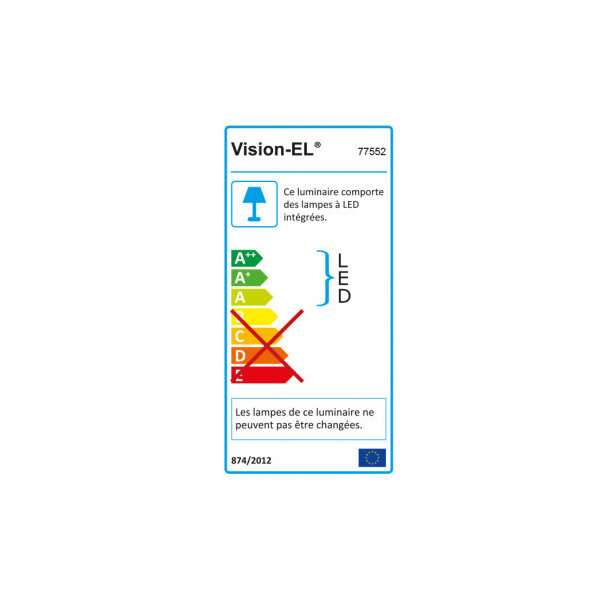 Miidex - Downlight LED Blanc Ø170 12W 3000°K - Réf : 77552