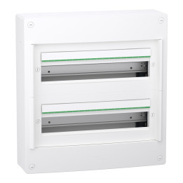 Schneider - PrismaSeT XS - Coffret saillie 2 rangées - 18 Modules - Réf : LVSXT218