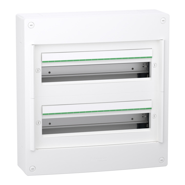 Schneider - PrismaSeT XS - Coffret saillie 2 rangées - 18 Modules - Réf : LVSXT218